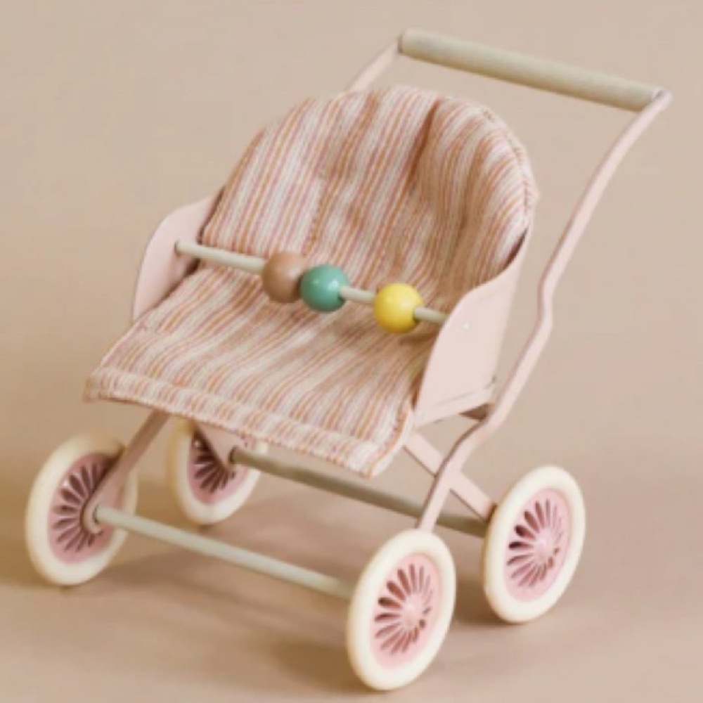 NIB w/tags Maileg Miniature Stroller - Rose